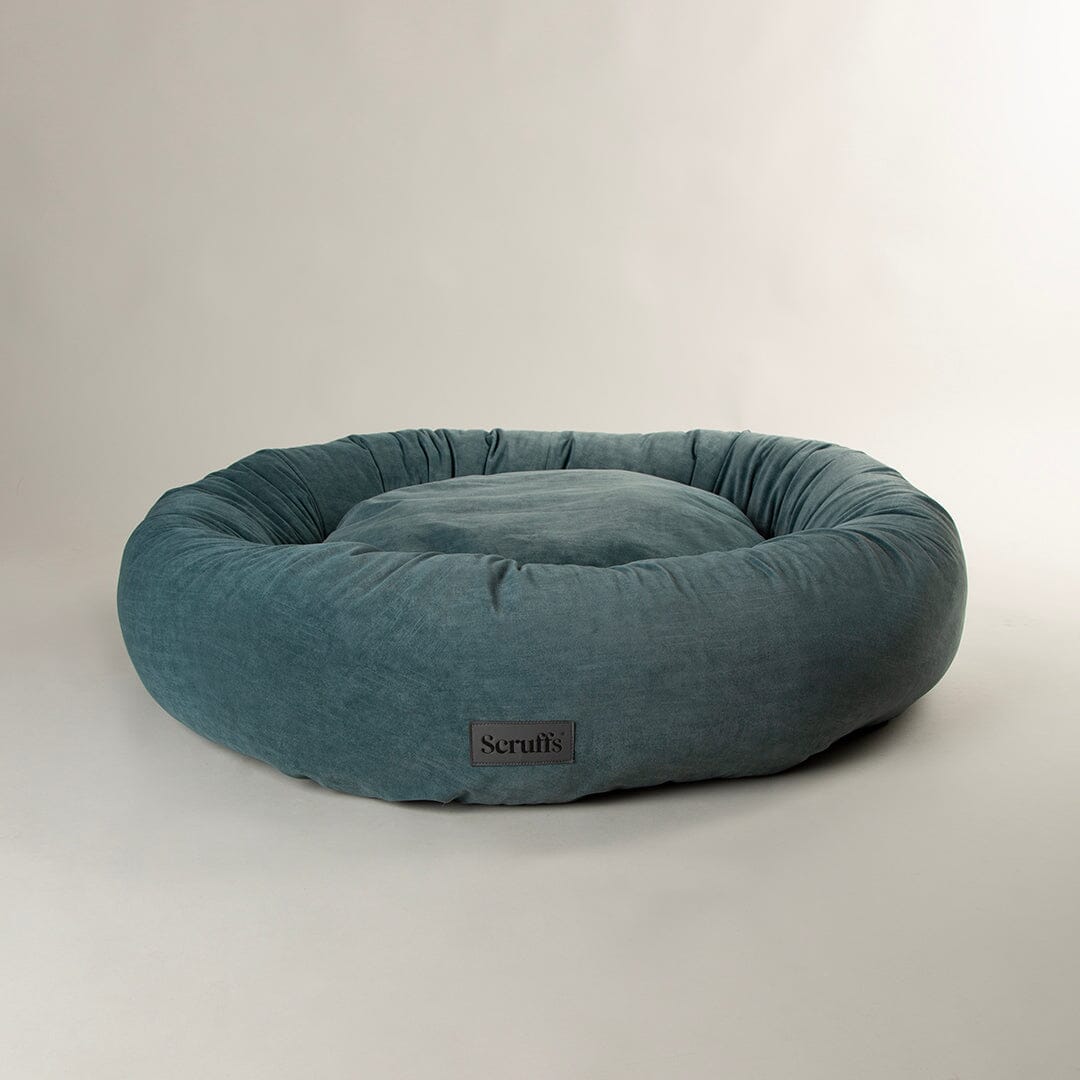 Round Plush Dog Bed 4